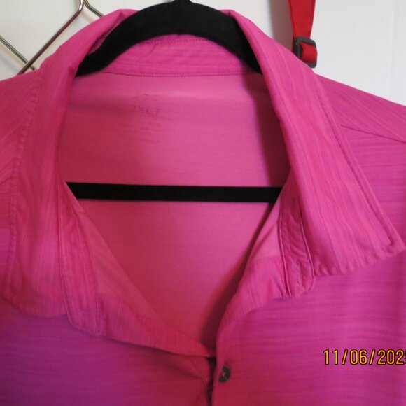 Men's 3XLT Reebok Speedwick Pink Polo Shirt - Picture 3 of 4